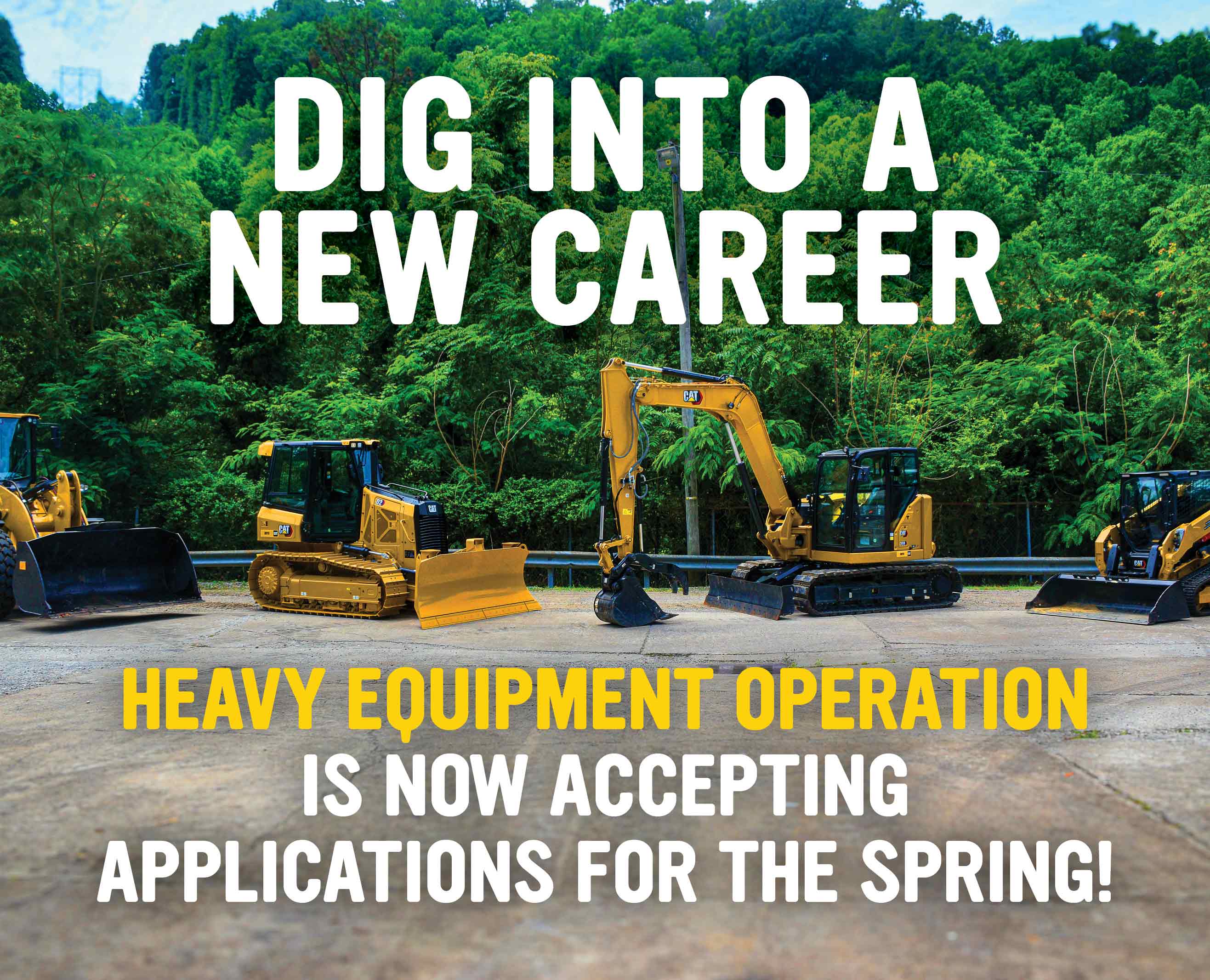 Dig into a new career with Kentucky’s most comprehensive Heavy Equipment program here at HCTC!