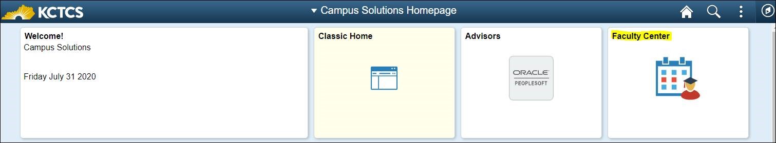 Campus Solutions Homepage