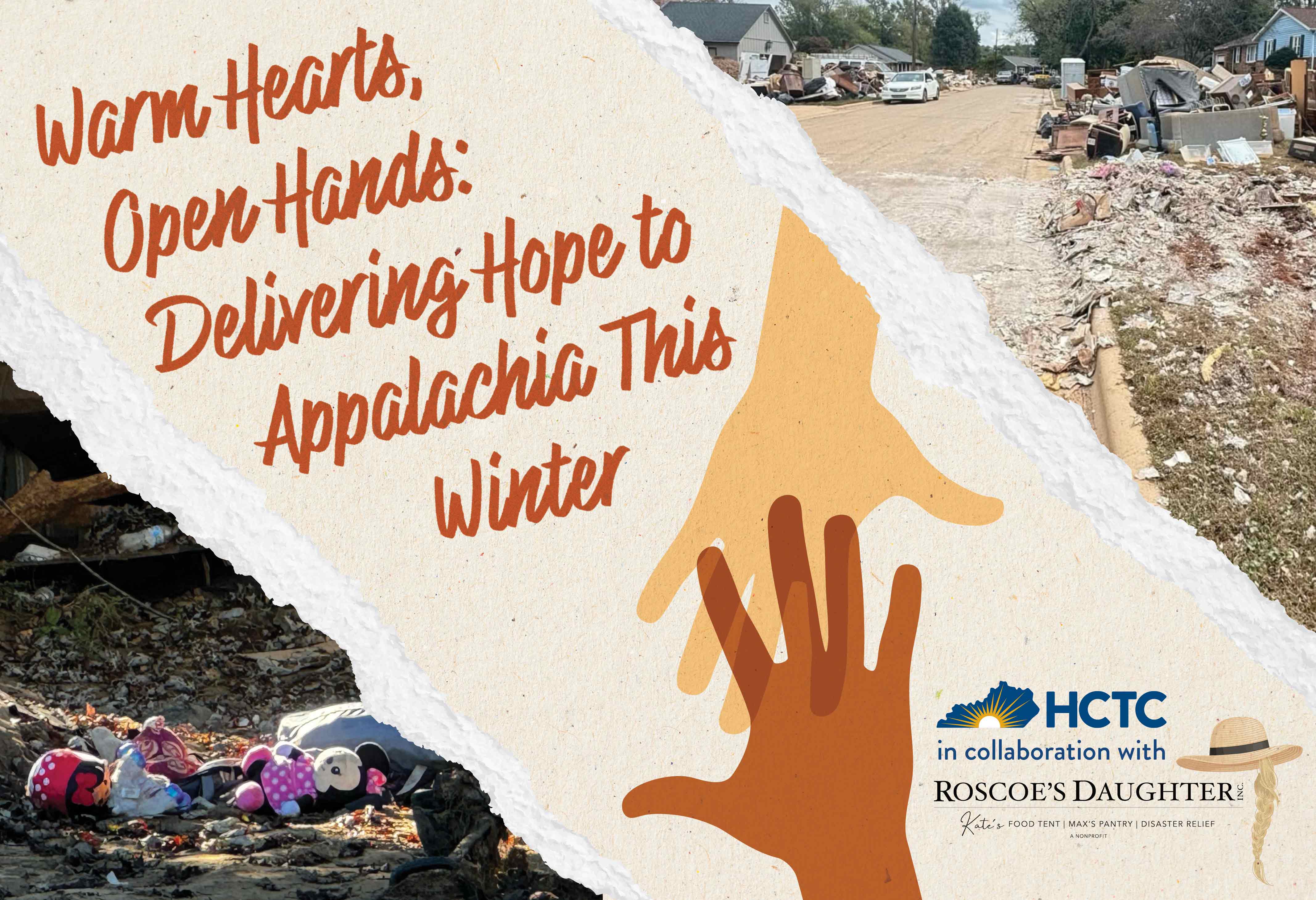 Warm Hearts Open Hands: Delivering Hope to Appalachia This Winter. HCTC in Collaboration With Roscoe's Daughter